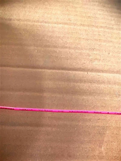 Drut 0.5mm² – różowy 1